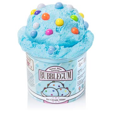 bubblegum scented ice cream pint slime