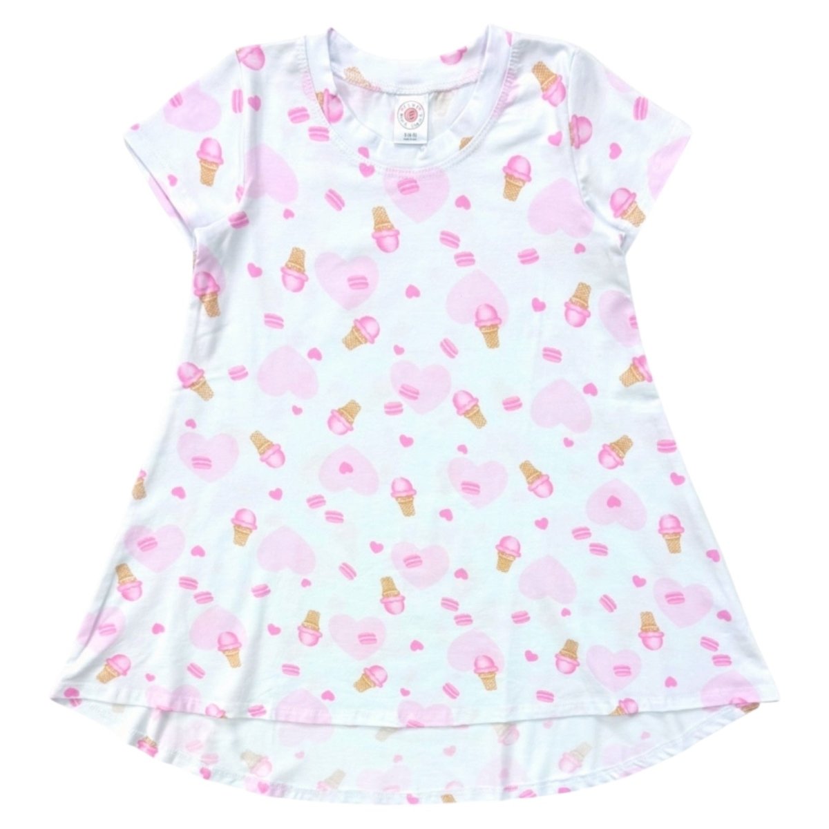 ice cream short dress Amazon.com: Rainbow Ice Cream Drip Girls Dress Short Sleeve Dress Girls'  Summer Sundress 7-8T : Clothing, Shoes & Jewelry