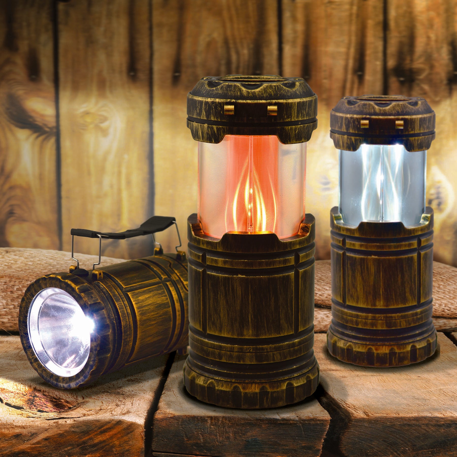 tent lantern Flicker Flame Multi Function Pop Up Lantern