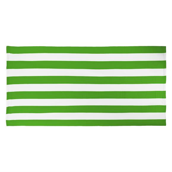 Lime Cabana Stripe Towel