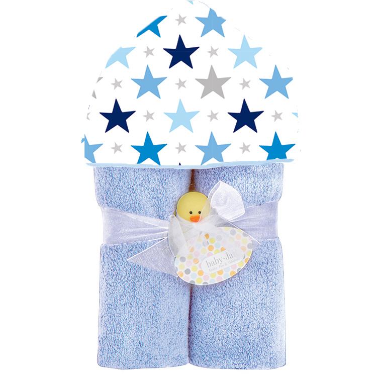 Blue Stars Hooded Towel