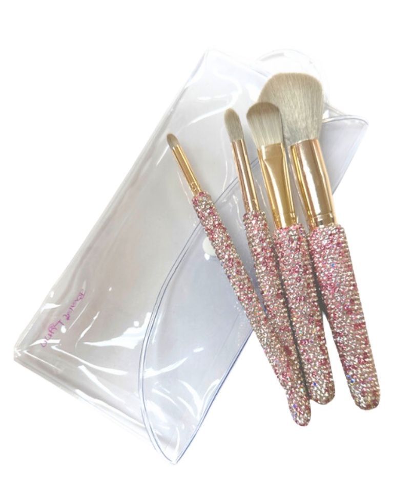 5PC crystal makeup BRUSH SET