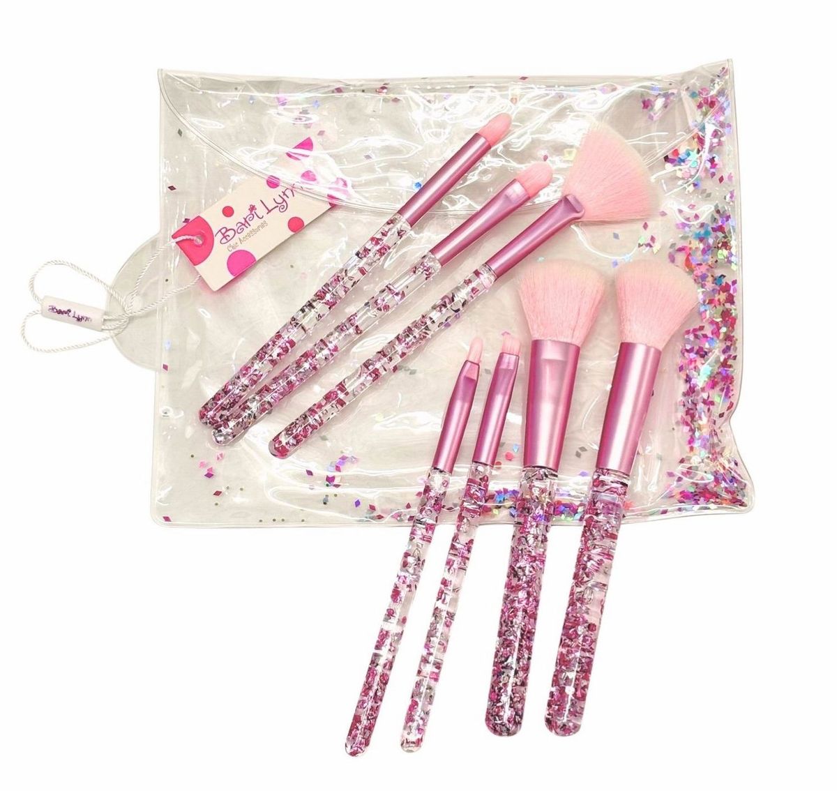 5PC confetti makeup BRUSH SET (Copy)
