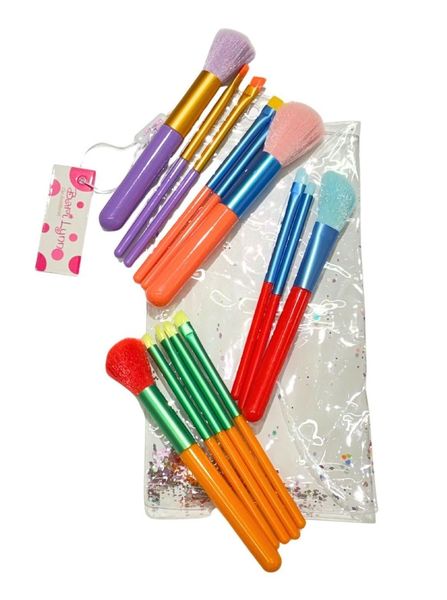 5PC colorblock makeup BRUSH SET