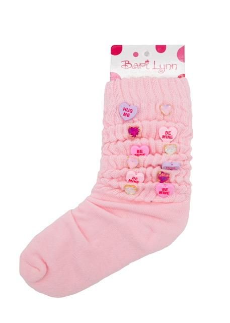 vday charm socks