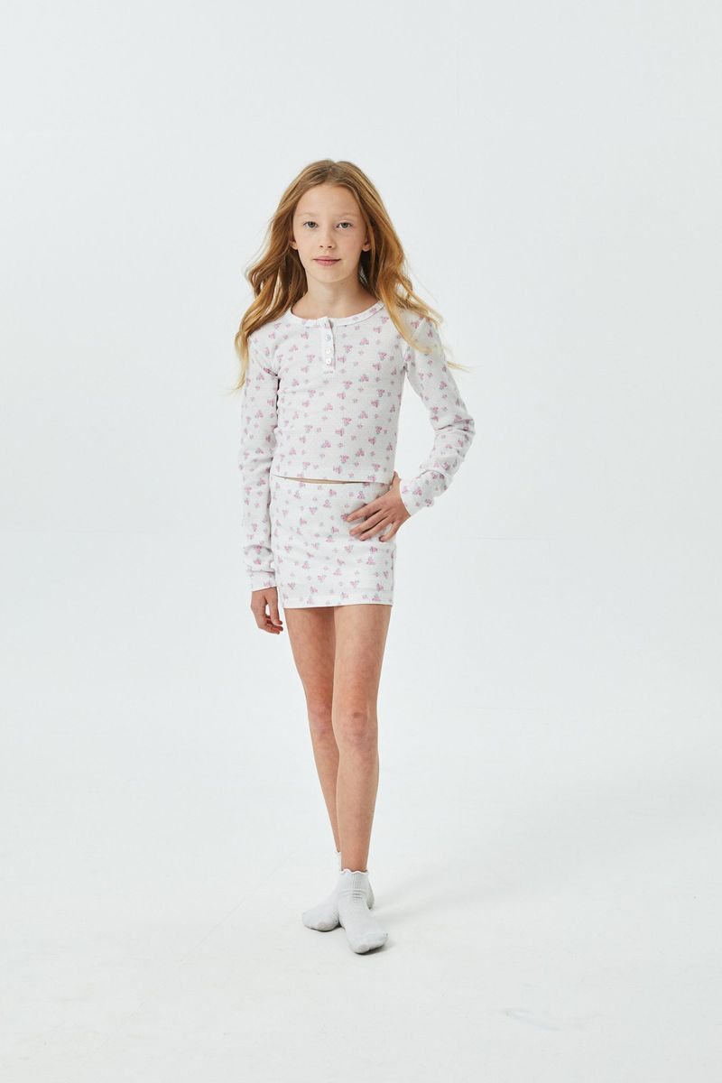 Pink Thermal Mini Skort