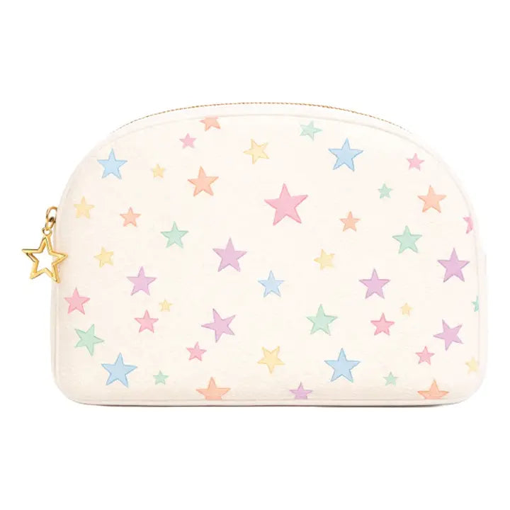 stardust oval cosmetic bag