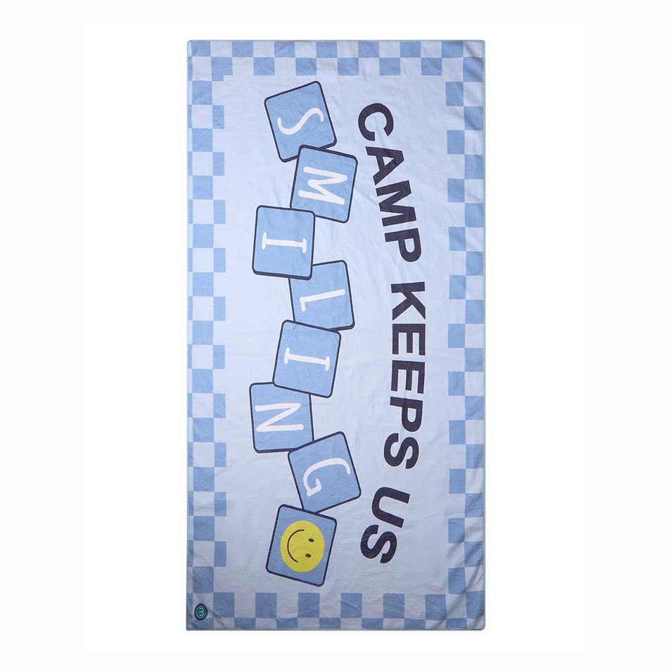 Camp Smile Beach Towel