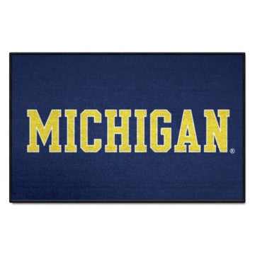 Block Michigan sports rugs