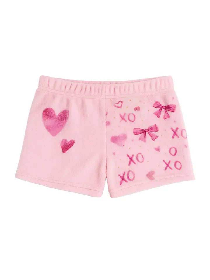 bows print lounge short