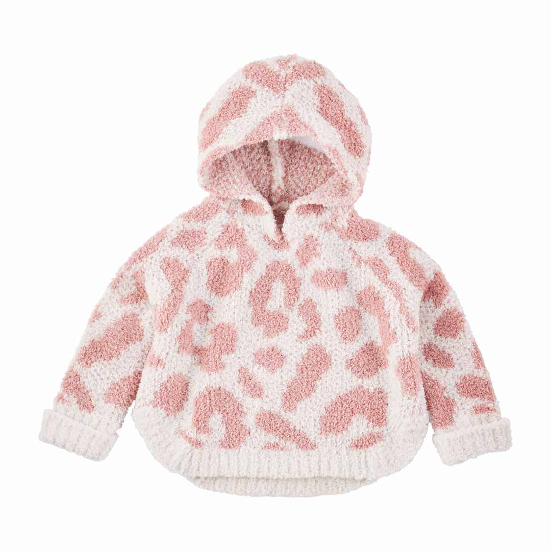 CHENILLE LEOPARD TODDLER PONCHO