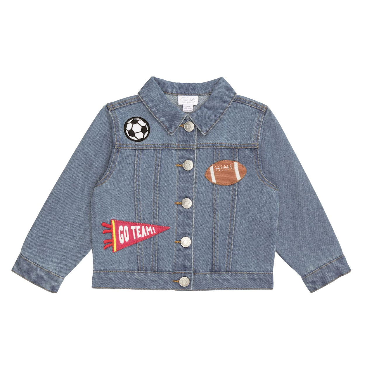 Sports denim Patch Jacket