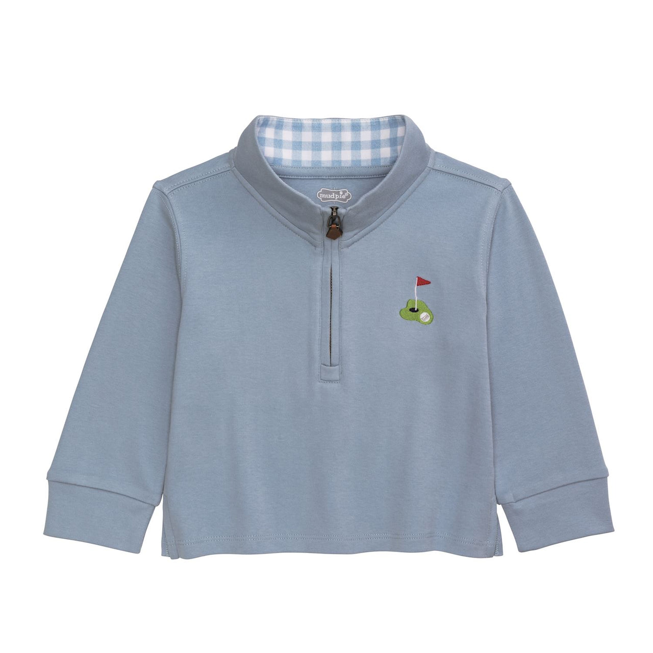 light blue Golf cart Quarter Zip
