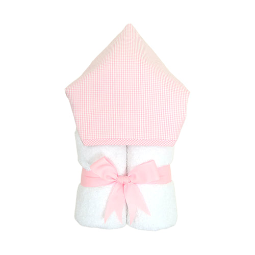 Pink Check fabric Hooded Towel