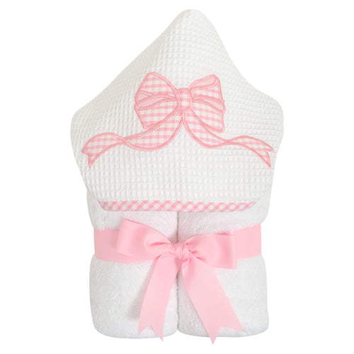 Pink Bow hooded Towel