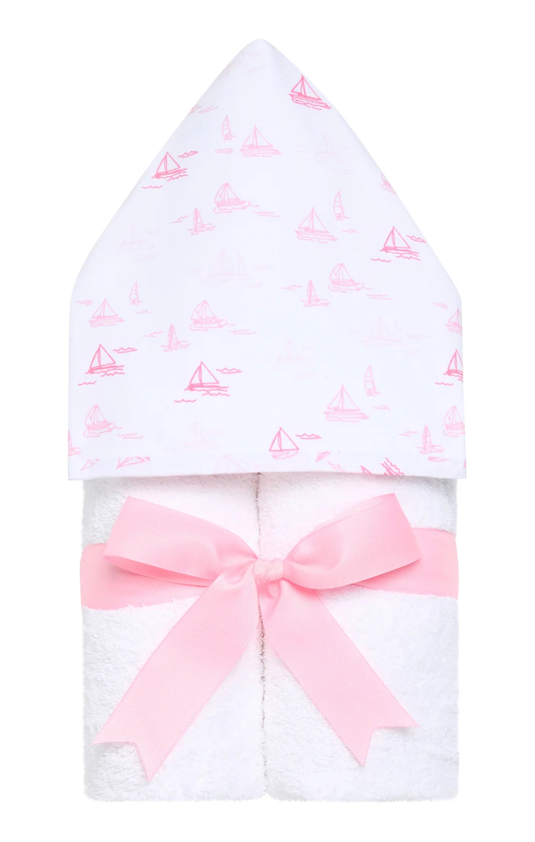 Sailboat Fabric Hooded Towel