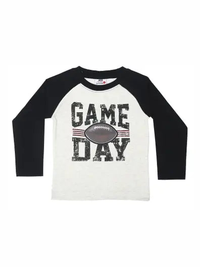 game day applique oatmeal