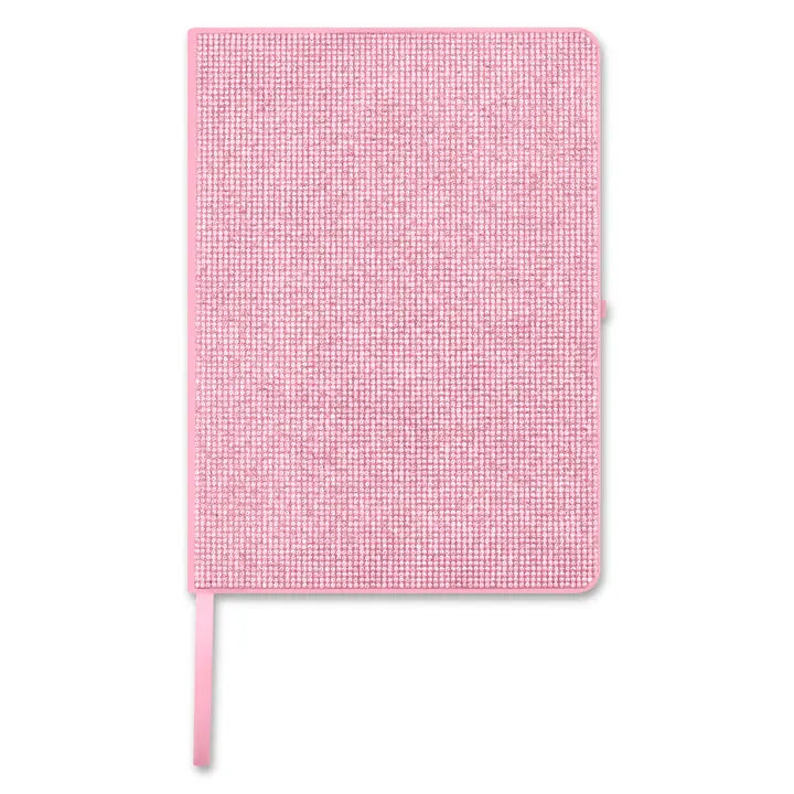pink rhinestone journal