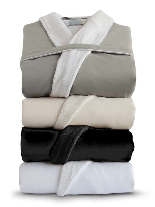 Westmount Sanded Microfiber Shawl W/Plush Lining-Dove