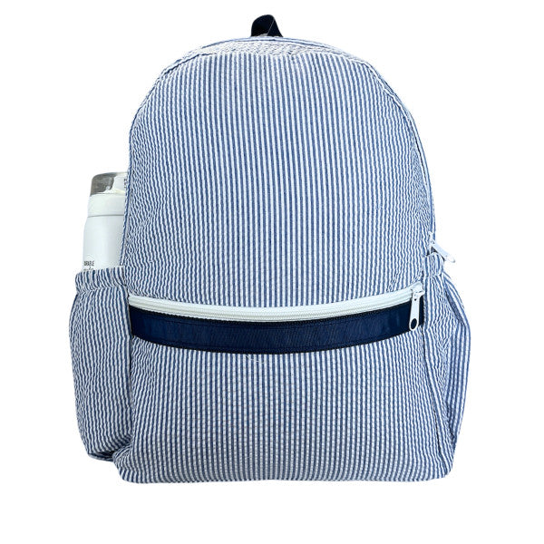 Navy Backpack w/ Pocket