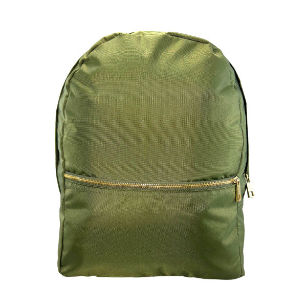 Olive Nylon Medium Backpack