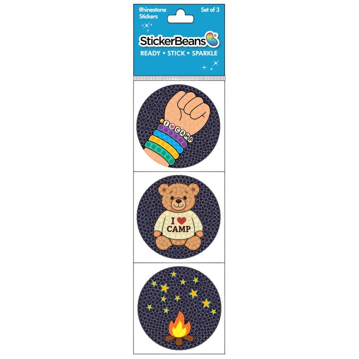 Camp Rhinestone Sticker