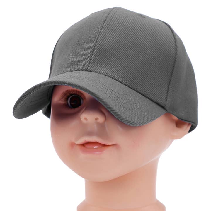 Kids Twill Acrylic Velcro Back Baseball Cap