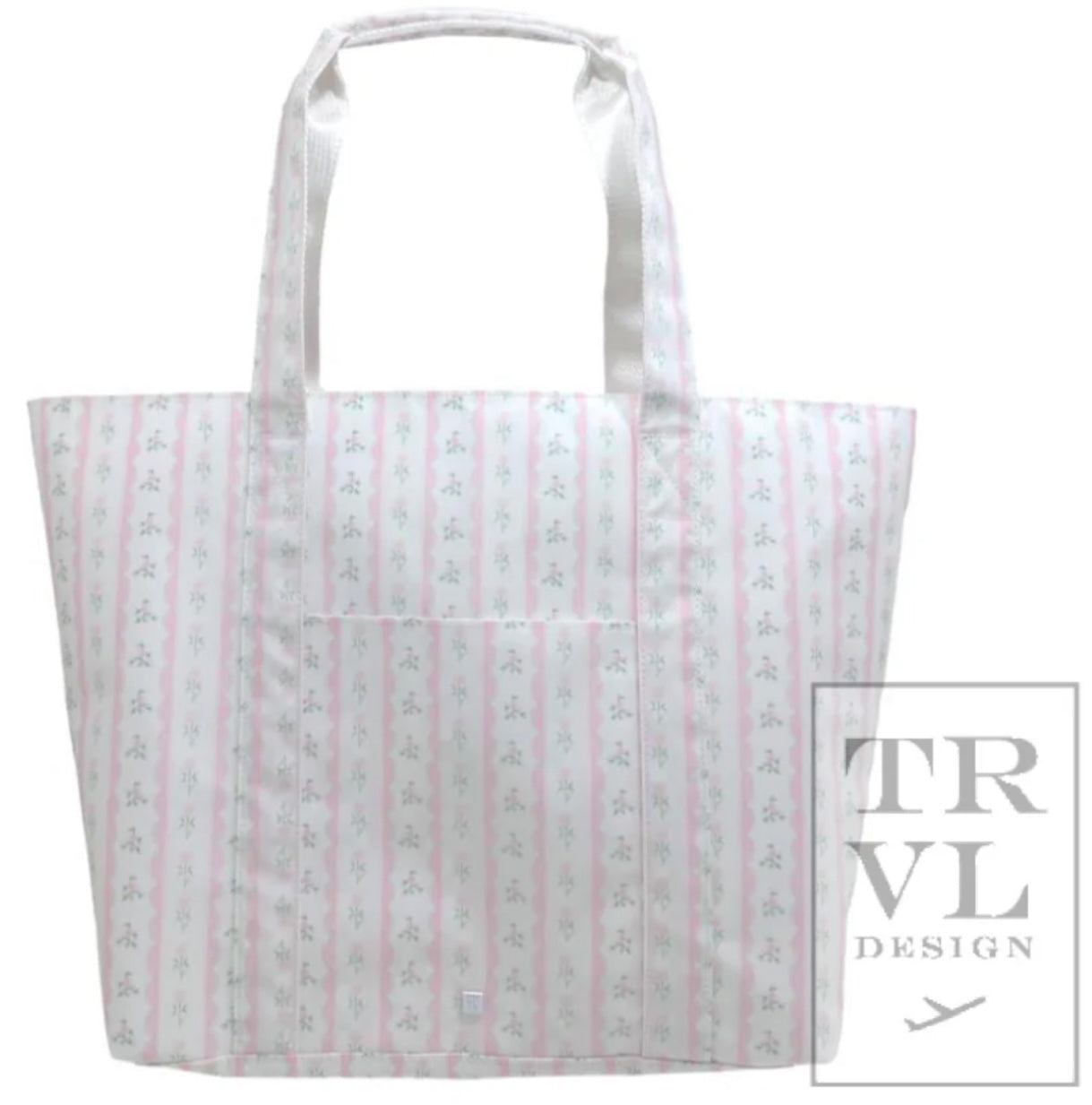 Jumbo Tote - Pink Ribbon Floral