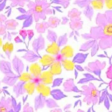 wild flowers lilac footie
