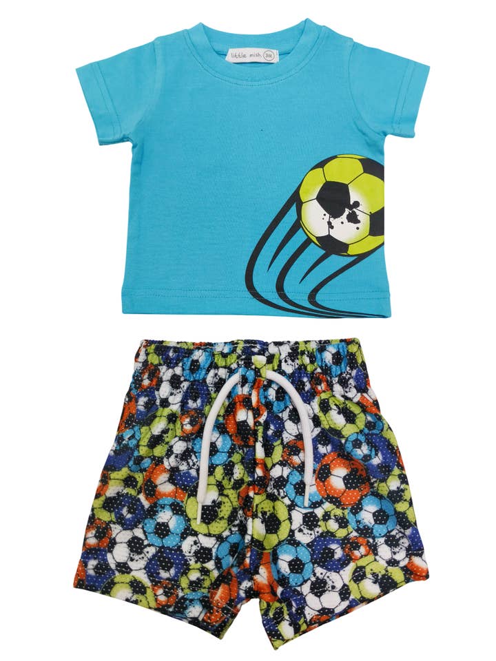 Tee and Mesh Short - Soccer