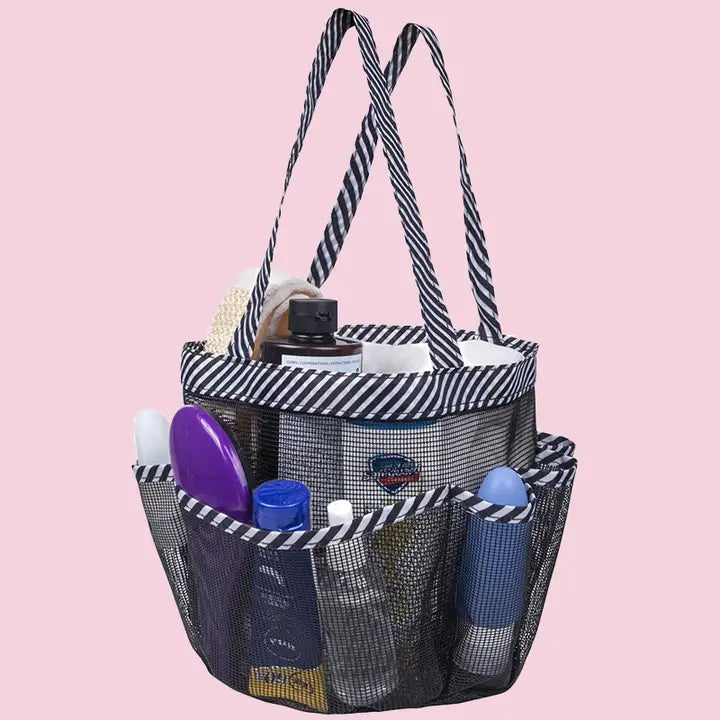 trim mesh shower caddy