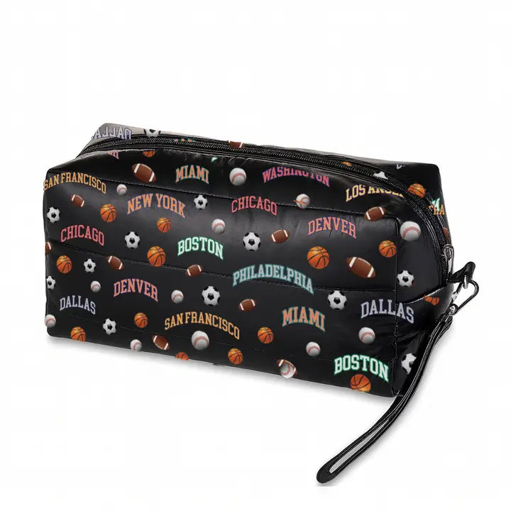 all star toiletry puffer bag