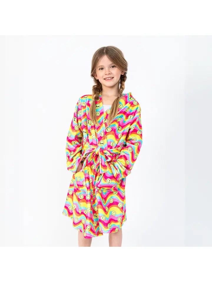 groovy smiles robe