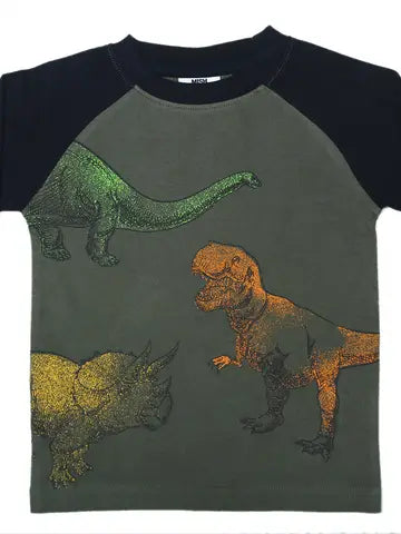 olive dino l/s shirt
