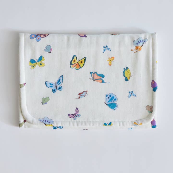 burp cloth madame butterfly