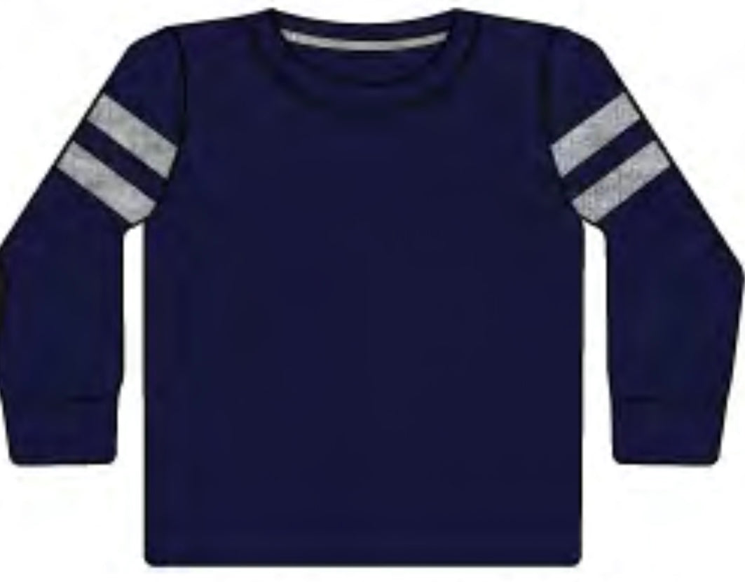 Kids Navy Thermal Tee