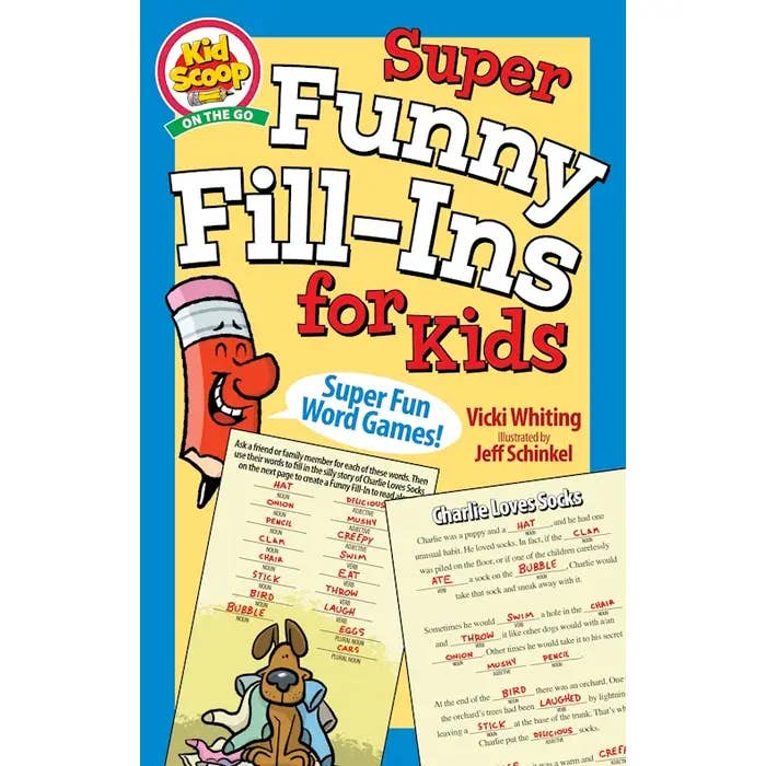 Activity Book - Super Funny Fill-Ins For Kids