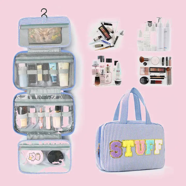 hanging toiletry bag for wet and dry