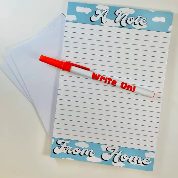 a note from home stationary