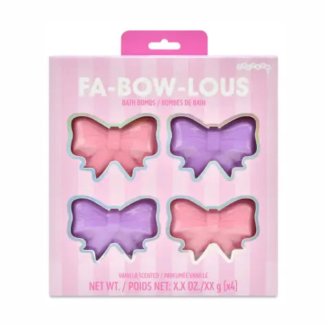fa bow lous bath bomb set