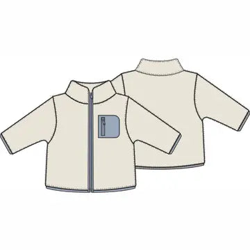 sherpa zip jacket