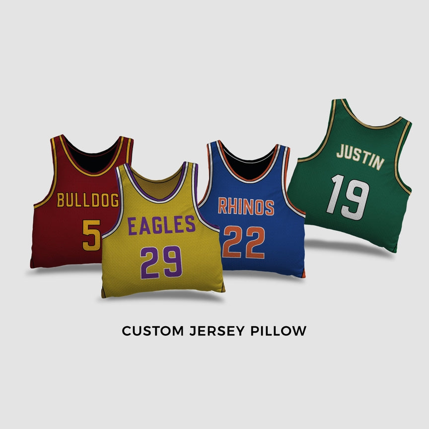 Personalized Basketball Jersey Pillow