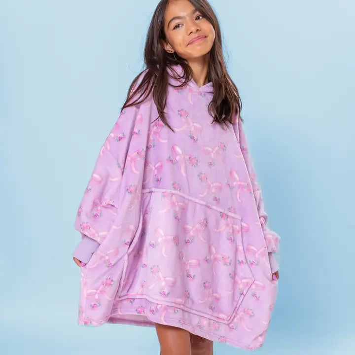 fleece printed oversized snuggy