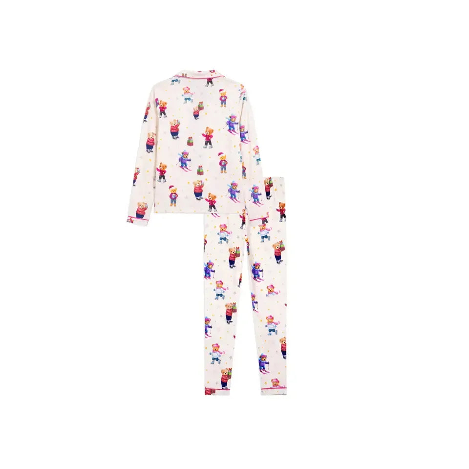 Holiday Bear LS Jersey PJ Set