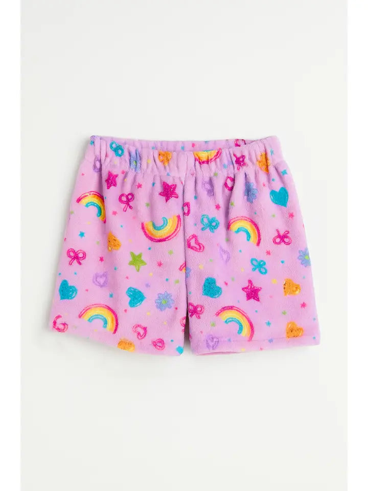 balloon print lounge short