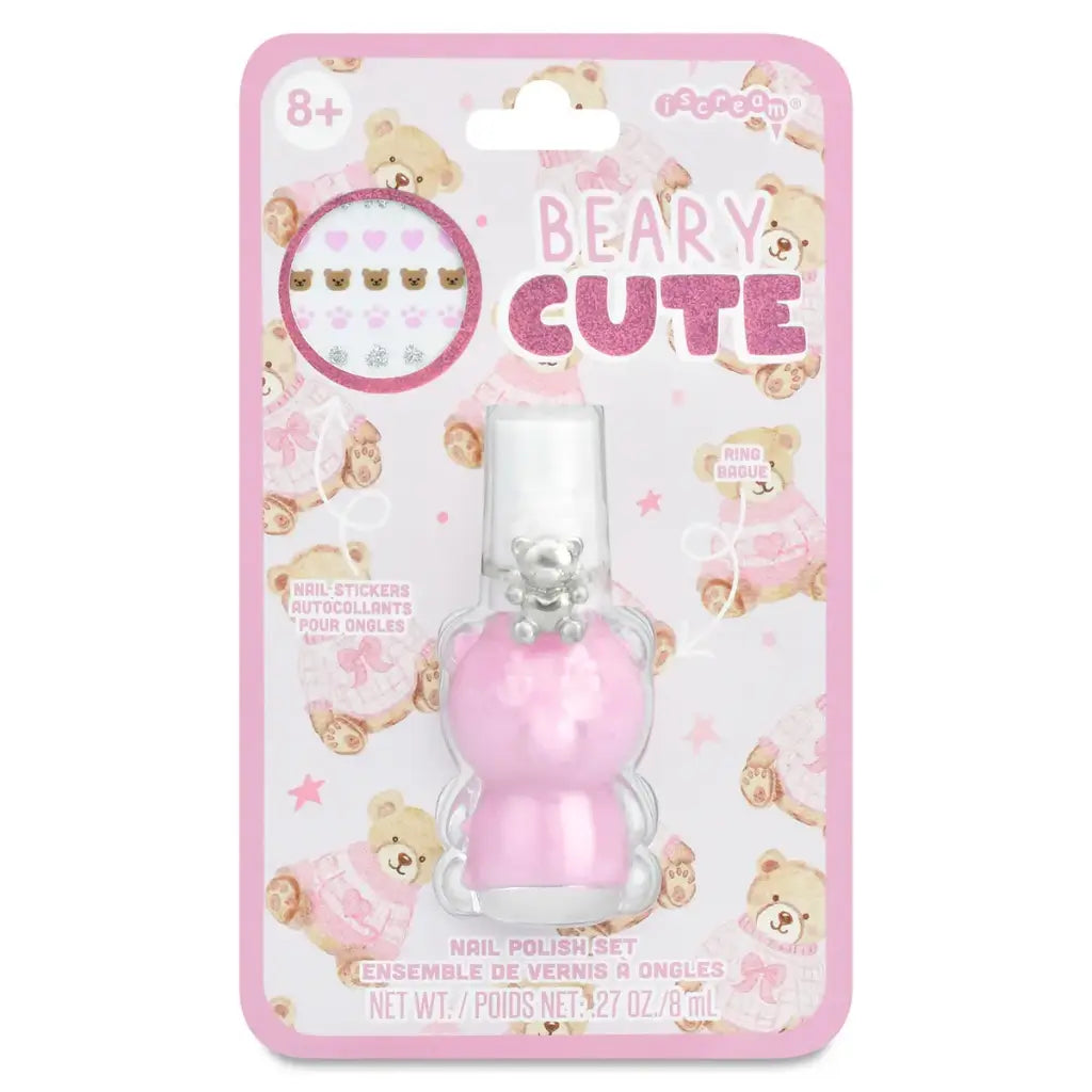 beary cute nail polish set
