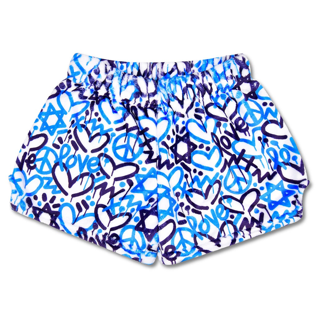 Corey Paige plush shorts-bright star