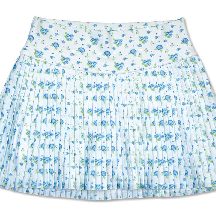 Blue Floral Skort