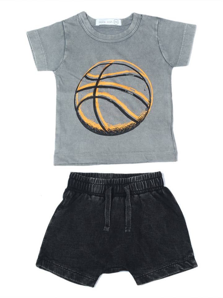 Bball Court Tee and Short