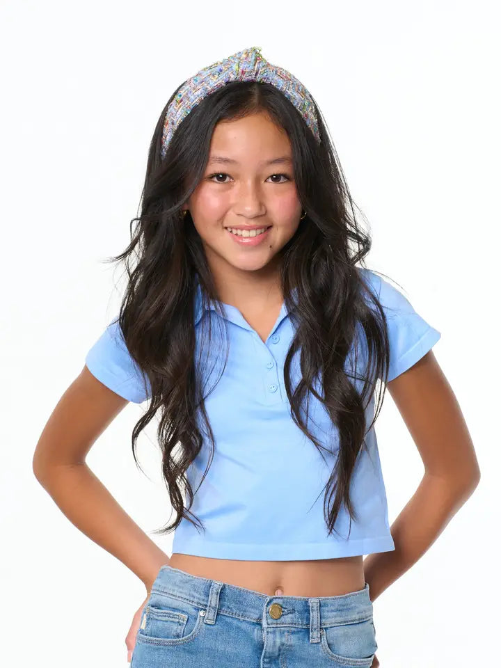 s/s solid ribbed polo shirt